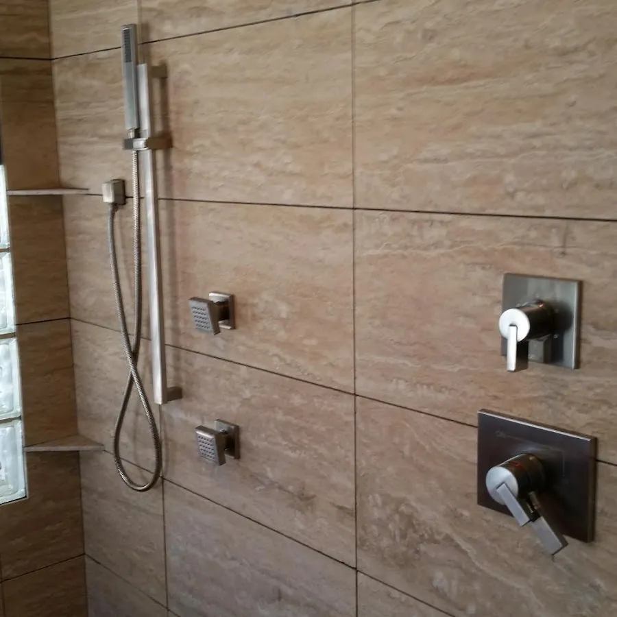 Shower fixture installation for Water Heater Replacement in Bedford